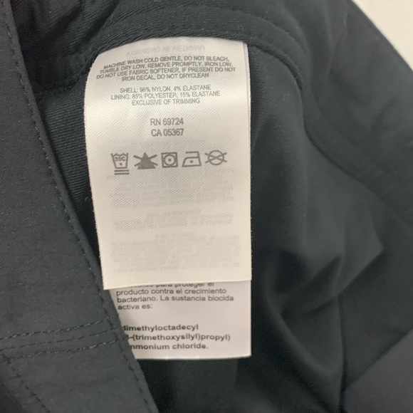 Columbia skirt shorts set 14/46 Black Drawstring waist Zip/button - Picture 12 of 13